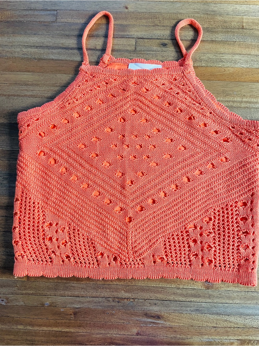 🩷Sale🩷 NWOT Beautiful Crocheted Knit Set with Long Skirt and Cropped Top - Med - Picture 2 of 8